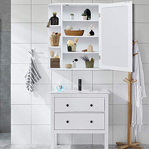 COSTWAY Armadietto da Bagno, Armadietto con