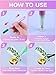 12 Color Nail Art Markers Set, Kalolary Nail Polish Pens Nail Point Graffiti Dotting Pen Drawing Painting Liner Brush for DIY Nail Art Beauty Adorn Manicure Tools