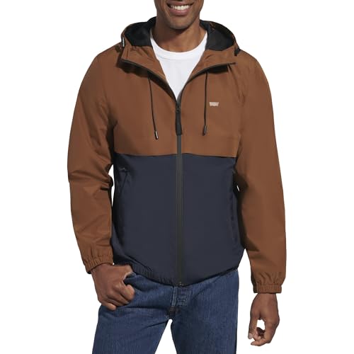 Image of Levi's Men's Hooded Rain Jacket & Windbreaker