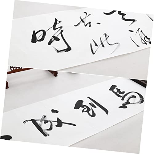 NUOBESTY Caligrafia Tinta Japonesa Prática Cozida Papel Xuan Antigo Semi- Para M Suprimentos Cm Sumi