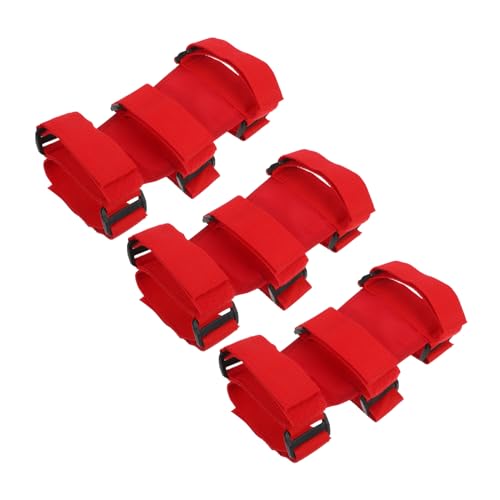 ULTECHNOVO 3個車用消火器固定バンド 調節可能な固定ストラップ 強力 採用 乗用車トランク対応ユニバーサル消火器ホルダー 確保用