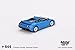 True Scale Miniatures Model Car Compatible with Bugatti EB110 GT Blu Bugatti 1/64 Diecast Model Car Mini GT MGT00644