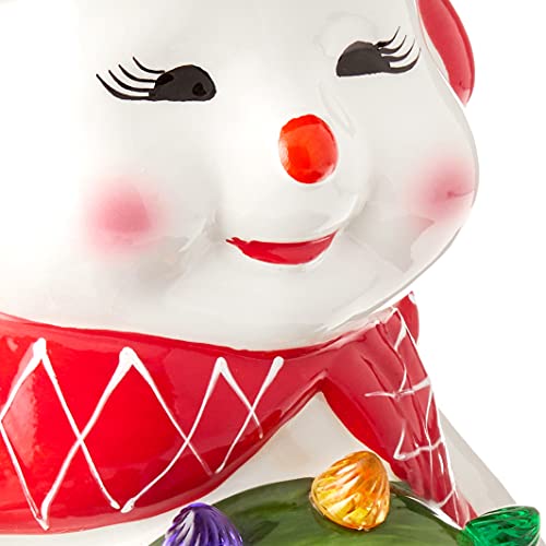 Mr. Christmas Medium Ceramic Figures 12"-Snowman Christmas Décor, Inch, White #TOP3