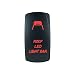 Laser Backlit Red Rocker Switch ROOF LED LIGHT BAR 20A 12V On/off LED Light STV Motorsports