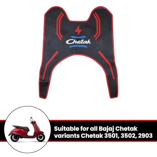 Image of Grandbiker Anti Skid Scooter Rubber Foot Mat /Floor Mat for Chetak 2025 (1)