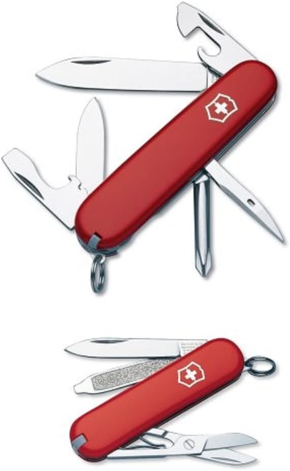 Victorinox Swiss Army Tinker and Classic Knife Combo,Red