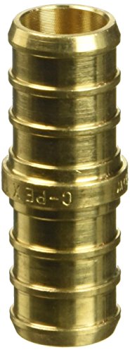 Coupler Pex 1/2in Brass 10pk