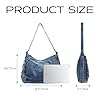 Ruoying Denim Shoulder Bags for Women Retro Jean Hobo Purse With Adjustable Strap Large Tote Handbags #2
