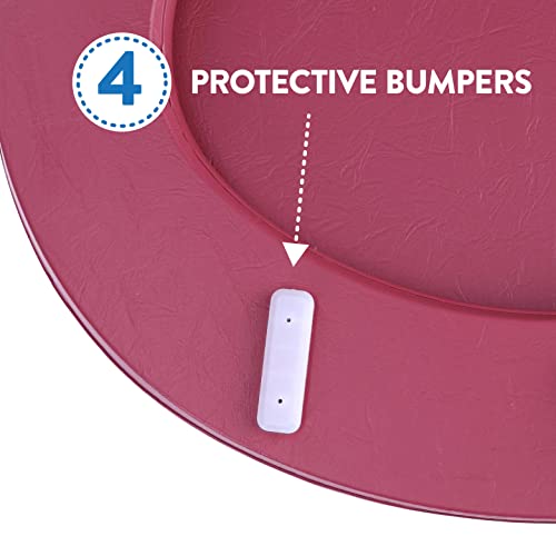 Home+Solutions Desert Plum Round Soft Toilet Seat, Soft Cushioned Seat, Made In Usa #TOP1