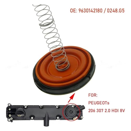 Cubierta válvula PCV 0248G5 membrana ventilación cárter para Alfa 147 2