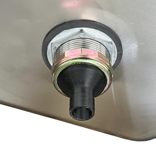 4-Compartment Drop-in Stainless Steel Concession Sink Kit, 12.75x7x6 inches (each sinkbowl), with Strainers, Waterproof Safety Labels, 3/4" drain and economy faucets by Generic - Used condition - Image 2