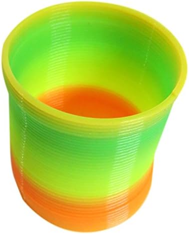NPRC Plastic Rainbow Magic Spring Toy- Multicolour