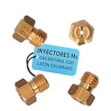 🛠 FACIL SUSTITUCION Y MANTENIMIENTO LIMPIO Cambio rápido sin herramientas especiales gracias al cuerpo compacto y la cabeza de agarre cómodo. instalación pensada para técnicos y usuarios que hacen el recambio en casa reduciendo tiempos de parada y visitas de servicio. El latón resiste suciedad y carbonilla y se limpia con un simple desengrasante manteniendo el orificio calibrado operativo por más tiempo. Compatible con cata candy aeg indesit beko zanussi fagor además de modelos teka y balay con gas natural. bajo peso (solo 10 g) que se manipulan con facilidad, asegurando comodidad en todo el proceso de sustitución.