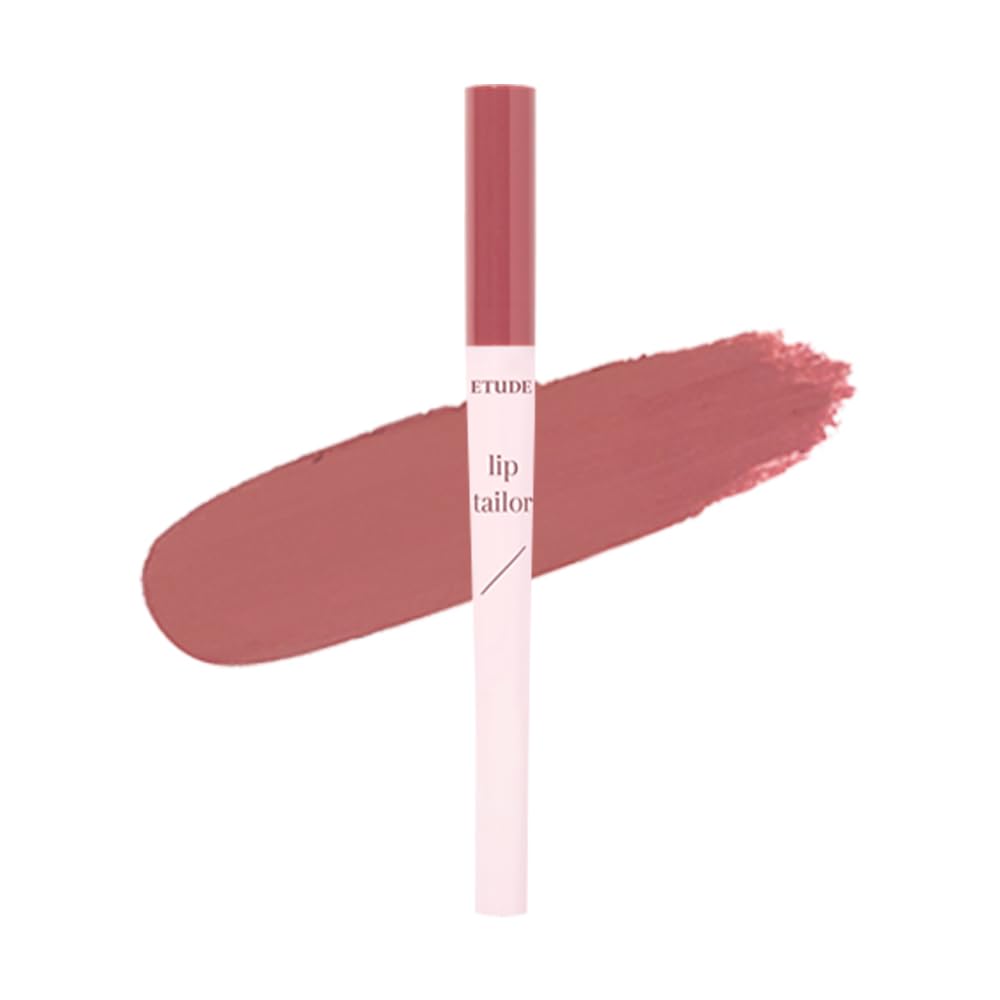 ETUDE Lip Tailor with Built in Lip Liner 0.8g – Hazy Mauve, Lip Pencil for Natural Plumped Lips, Long Lasting, Korean Makeup, Kbeauty, Perfect for Gift