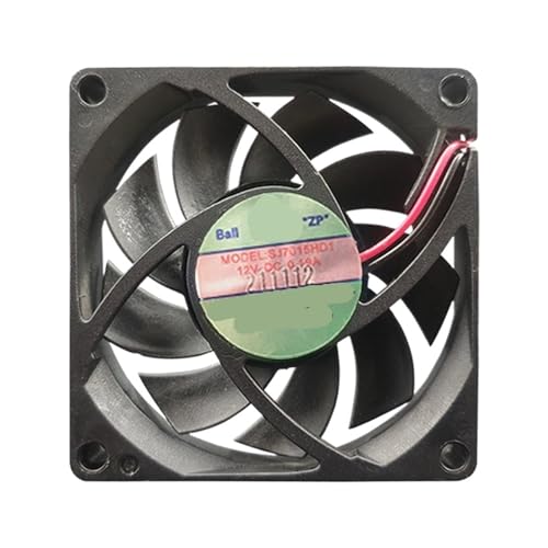LZIKKGKI Ventilador de 7 cm SJ7015HD2 0,10 A 24 V 7015 70 x 70 x 15 mm SJ7015HD1 Ventilador de refrigeración de CC(DC12V)