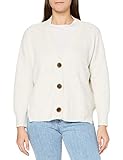  Marca Amazon - find. Stitch Cardigan - chaqueta punto Mujer, Beige (Oatmeal Oatmeal), 40, Label: M