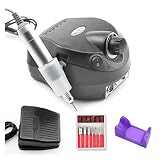 Samnuerly Taladro de uñas 35000RPM Máquina de Taladro de uñas eléctrica Máquina de manicura eléctrica Taladros Accesorio Kit de pedicura Taladro de uñas Broca Herramientas de uñas Suministros de uñas