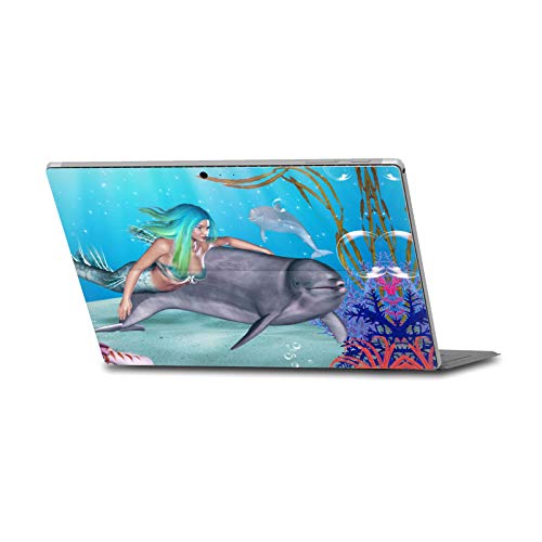 Sticker Surface Pro 4/5/6 Anti-Rayures Vinyle Dauphins Simone Gatterwe
