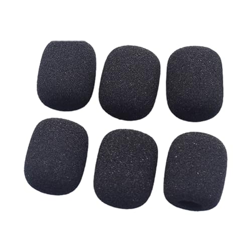 6Pcs Replacement Foam Microphone Cover Mic Cover Microphone Windscreen Windshied Sponge