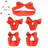 LovezusouL Set mit 5 Satin Fesseln für SM & Bondage – Hand- und Fußfesseln, Augenmaske, Riemen für intensives Rollenspiel, Fetisch-Accessoire für Paare
