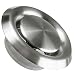 Stainless Steel Vents, HG POWER Round Stainless Steel Wall Cover Air Vents Bull Nosed External Extractor Outlet Vents (6inch)