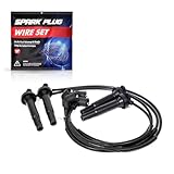 ENA Spark Plug Wire Set Compatible with Saab Subaru 9-2X Forester Impreza Legacy Outback H4 2.5L 2005 2006 2007 2008 2009 2010 2011 Replcement for S428383 S4-28383 4733 9242064 27590 55504