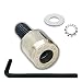 TrickToppers Custom Real Nickel Plated Brass 45 Auto Bullet Shell With Deactivated Silver Primer Seat Bolt for Most Harley Davidson Models 1996-2016 With 1/4-20 Thread Pitch Only