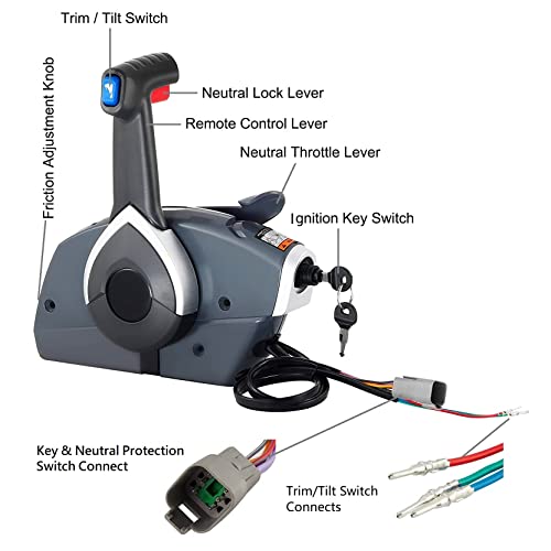 5006180 Boat Motor Side Mount Remote Control Box For Johnson Evinrude Omc Brp Outboard Engine #TOP3
