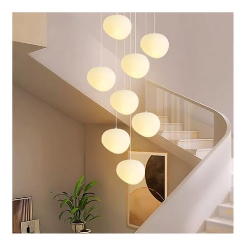 Lustre d'escalier LED moderne de 250cm pour l'éclairage de salle à manger
