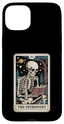 The Introvert Tarot Card Indoorsy Men Inrovert �X�}�z�P�[�X iPhone 15 Plus �p