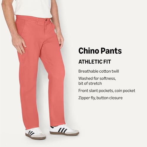 Image of Amazon Essentials Men's Athletic-Fit Chino Pants