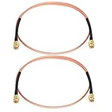 XRDS -RF SMA Male to SMA Male Cable 2FT, SMA Cable RG316 Coaxial Cable SMA Extension Antenna Cable(2PCS)