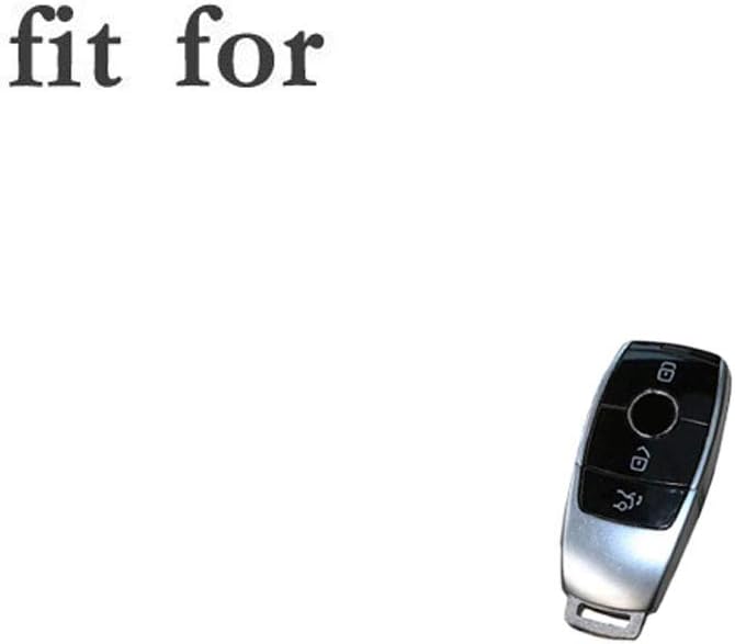 BROVACS Silicone Cover Protector Case Holder Skin Jacket Compatible with MERCEDES BENZ E Class 3 Button Smart Remote Key Fob CV4957 Black - Image 4