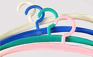 3nh 20Pcs Strong Anti-Slip ABS Hanger for Clothes,