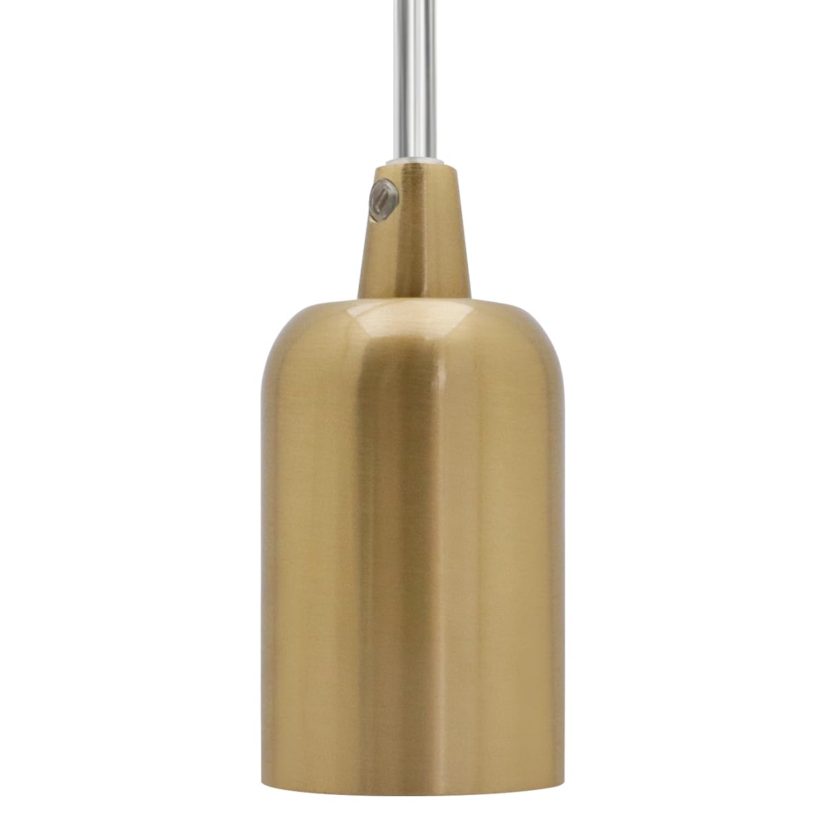 Brass Pendant Light Fitting E27 Socket Ceiling Rose Brushed Finish K428