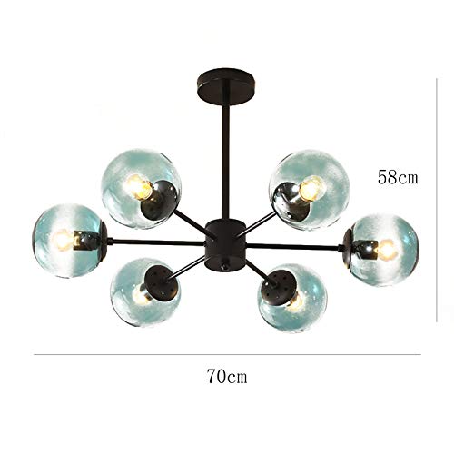 Lustres en verre sputnik pour illuminer une cuisine moderne - 7
