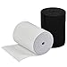Produktbild YOTINO Gummiband Schwarz Weiß, Gummibandspule Nähbänder, Breite Flache Gummibandspule, Elastische Gummiband für Kleidung DIY Handwerk Haushalt, Gurtband Nähzubehör(10cm x4mmx0.8) 2 Rollen