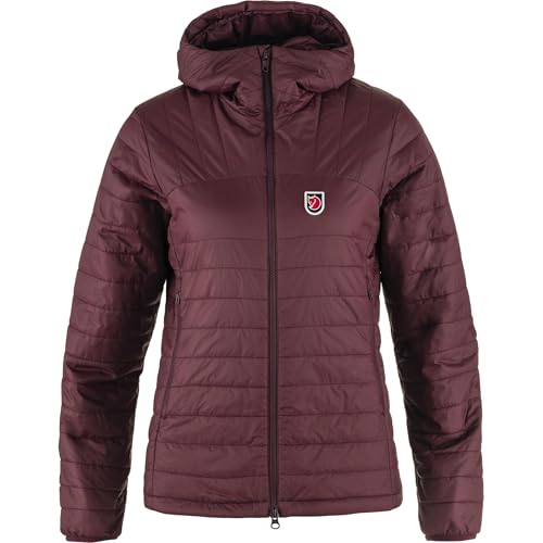 Fjällräven Damen Expedition X-lätt Hoodie Jacke, Port, L