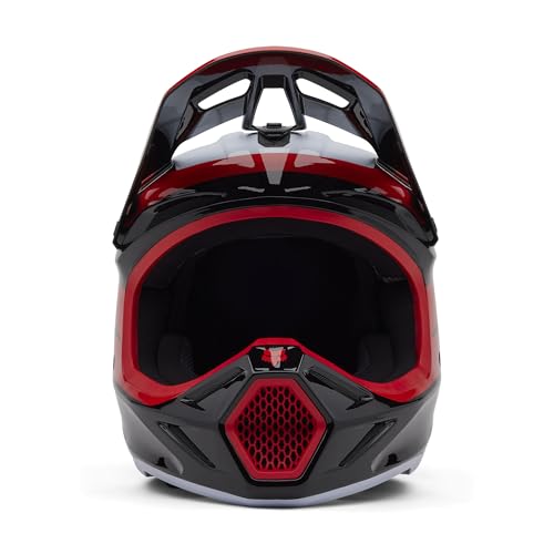 Fox Racing Unisex V3 Motocross Dirt Bike Helmet, Black, Small by Fox Racing - Image 3