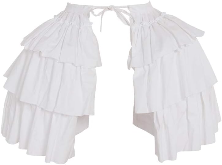 VintageCos White Crinoline Pannier Underskirt Victorian Dress Petticoat for Women