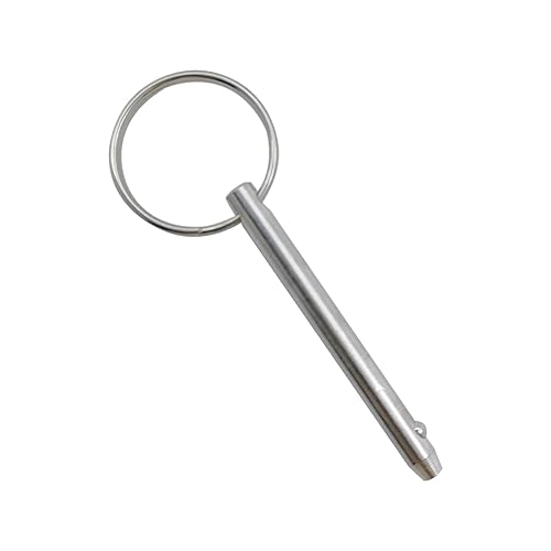 Miniatura 6 de Paquete de 4 pasadores de bola superior Bimini con cordón de diámetro de 3/16 pulgadas (0.189 in), longitud utilizable de 1.5 pulgadas (1.496 in),