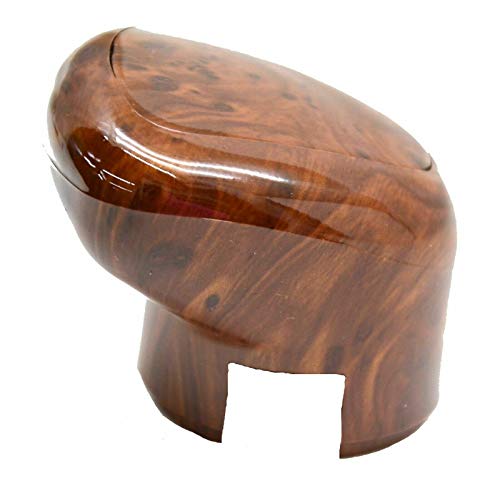 Gearshift Knob Wood Grain Plastic 13/18/15 & Super 10 Speed Eaton Fuller Sloped 93191 #TOP3
