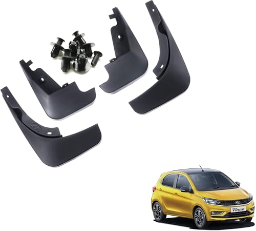 Image of WolkomHome Mud Flap Compatible with Tiago 2020 - Durable Splash Guards for Car Exterior Protection