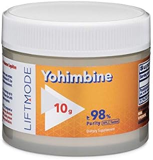 LiftMode Yohimbine HCL Powder Supplement - Fat Burner Supplement Plus Increased Energy