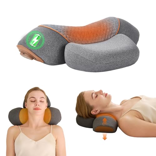 TUFPUZRLCT 3-in-1 Rechargeable Thera Pillow Traction Massager