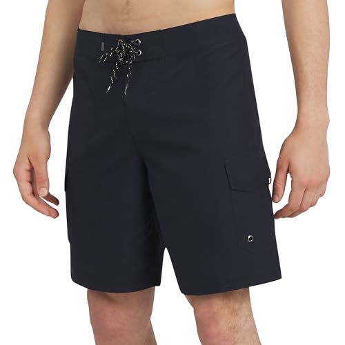 Quiksilver Men's Swimwear Regular Fit Fixed Waist UPF 50 Quick Dry 22 Inch Board Shorts, Navy Blazer, 36