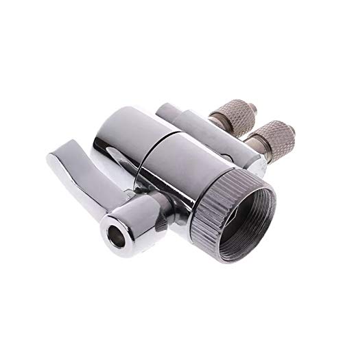 Zawór, zawór odcinający, Drop Shipping Filtr do wody Kran Podwójny zawór przełączający M22 do 1/4" Mosiądz chromowany