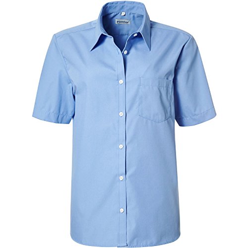 Pionier 8720-34 Business Fashion - Blusa (manga corta), Azul, 8743-50