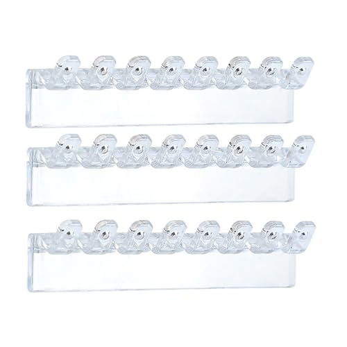 Fahoujs Claro Collar Organizadores Colgantes De Plástico Collar Pendientes De Pared Organizadores Para Pulseras Anillos Y Pendientes
