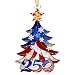 250 Anniversary USA Ornament, 2D Acrylic America 250 Merchandise, Fourth of July Decorations, Patriotic Decor, USA 250th Anniversary 4th of July Gifts, America 250th Birthday Gifts
